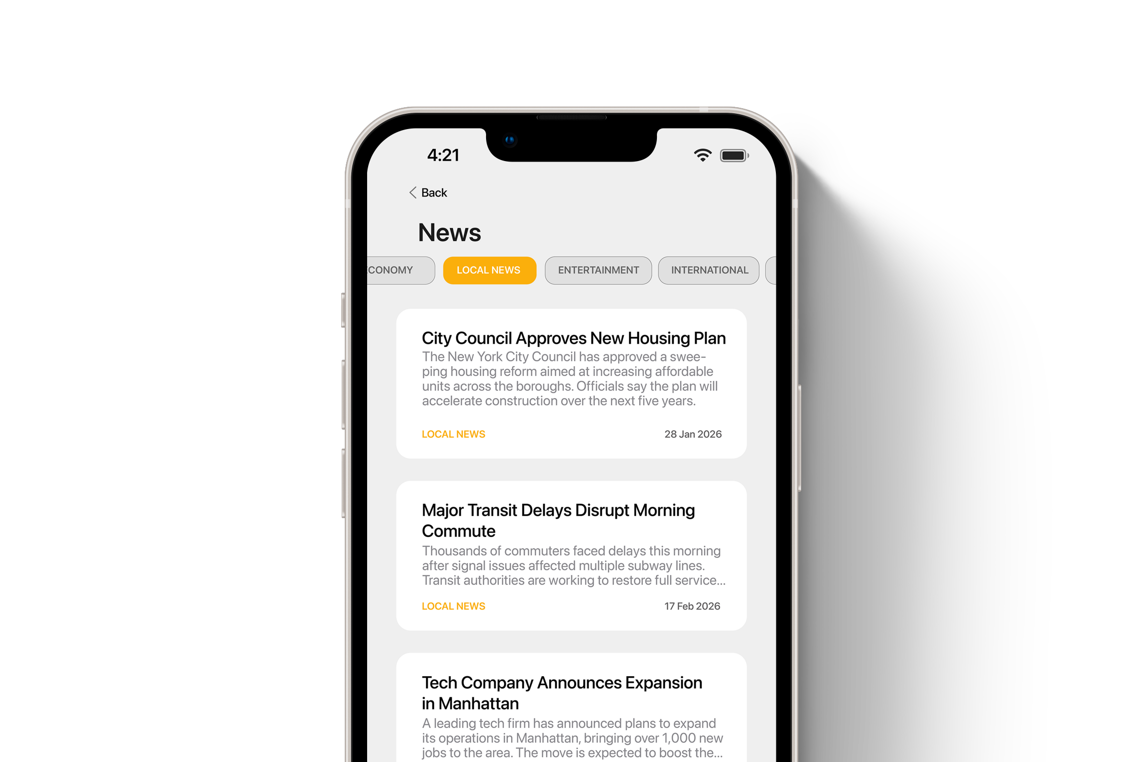 News & Content Feeds